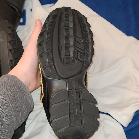 Fila black chunky shoes (removable patches) - Picture 4 of 4